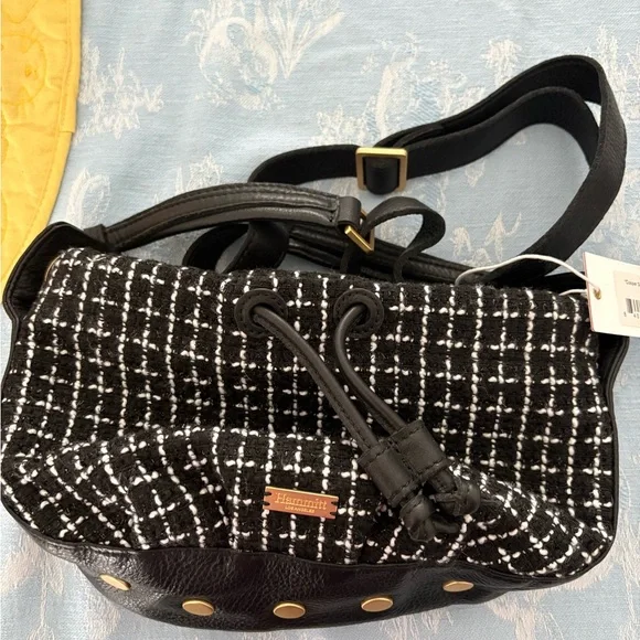 NWT Hammitt small Cooper - Midnight Trellis Black - Picture 1 of 7
